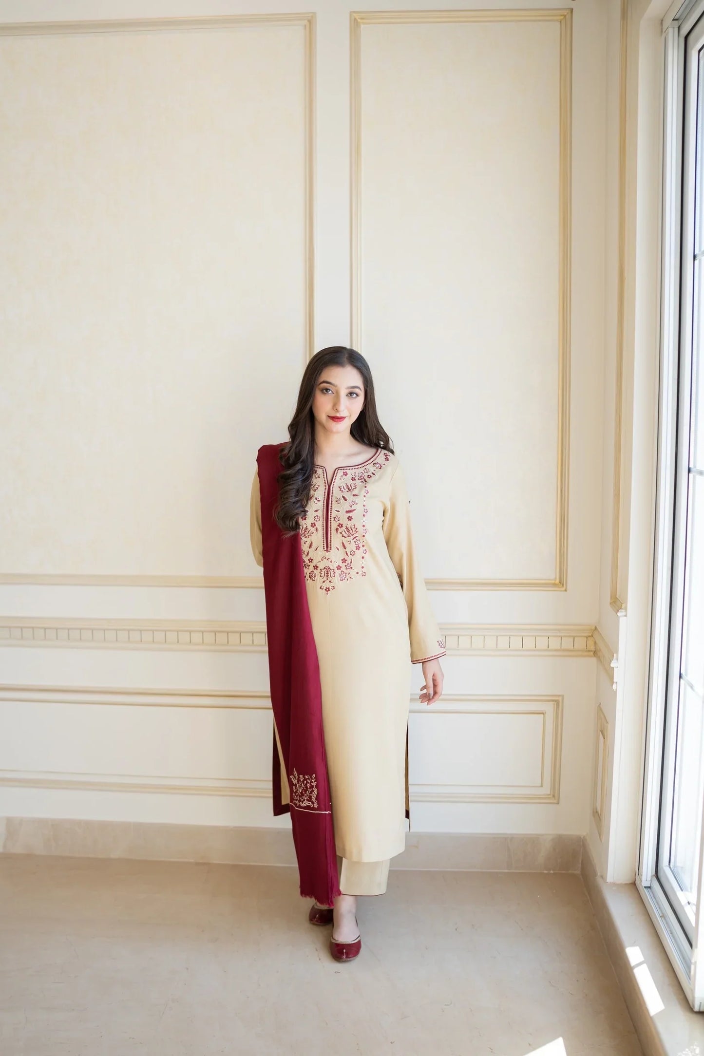 PREMIUM WINTER DHANAK EMBROIDERED