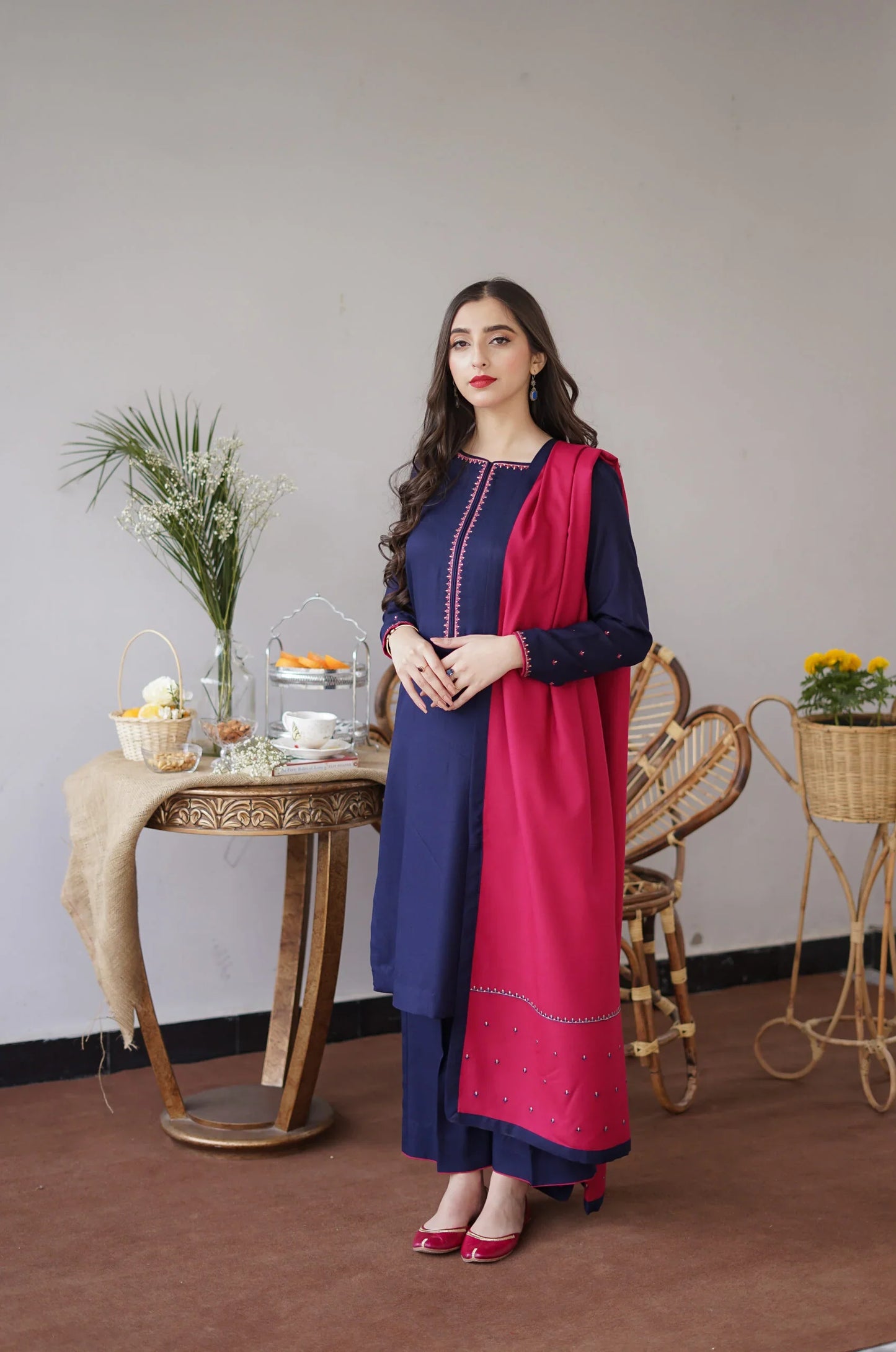PREMIUM WINTER DHANAK EMBROIDERED