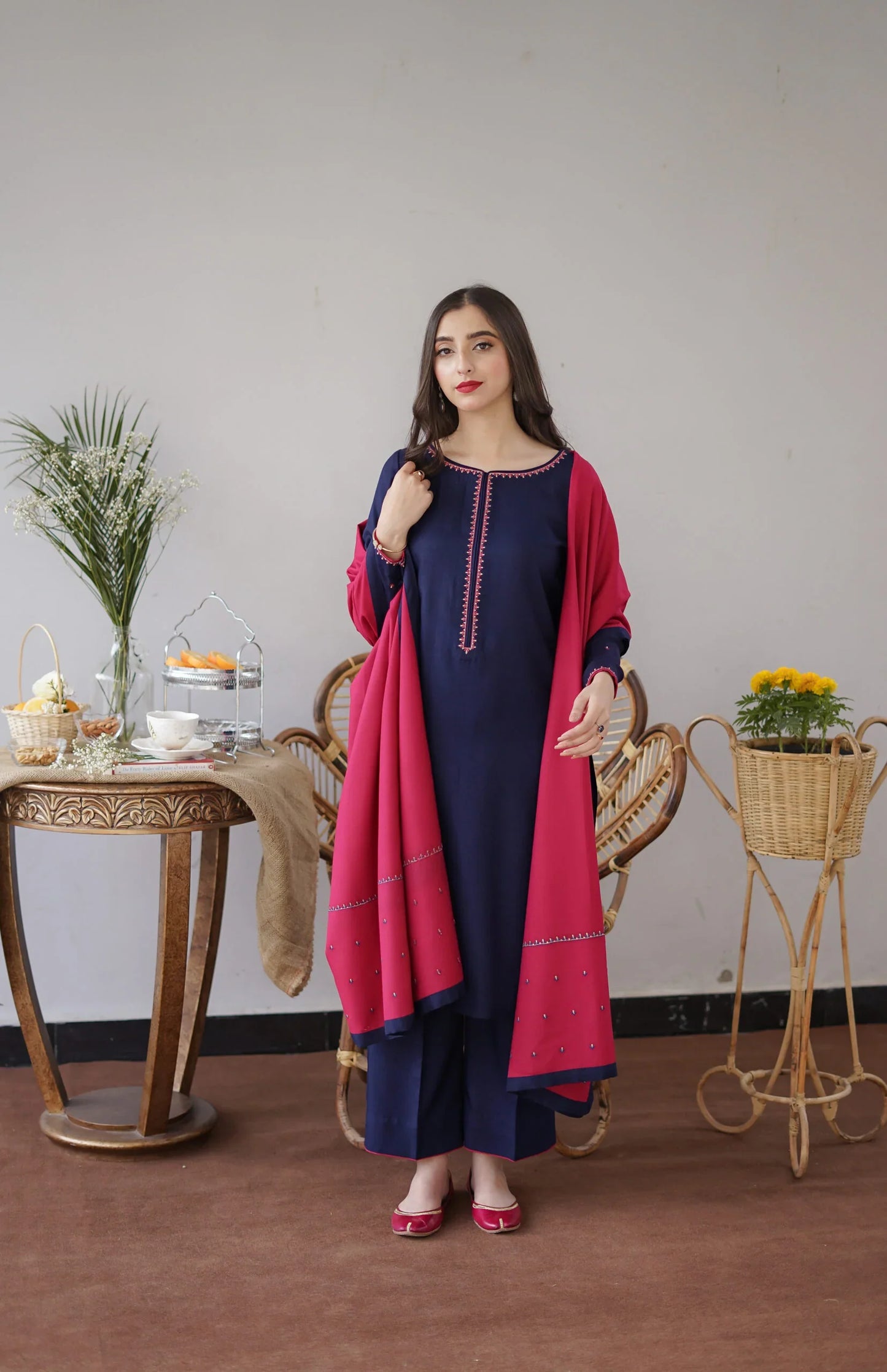 PREMIUM WINTER DHANAK EMBROIDERED