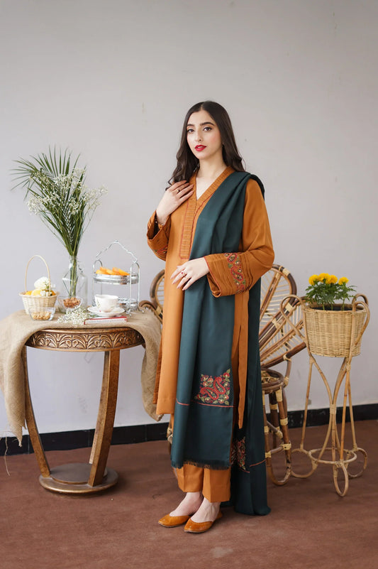 PREMIUM WINTER DHANAK EMBROIDERED