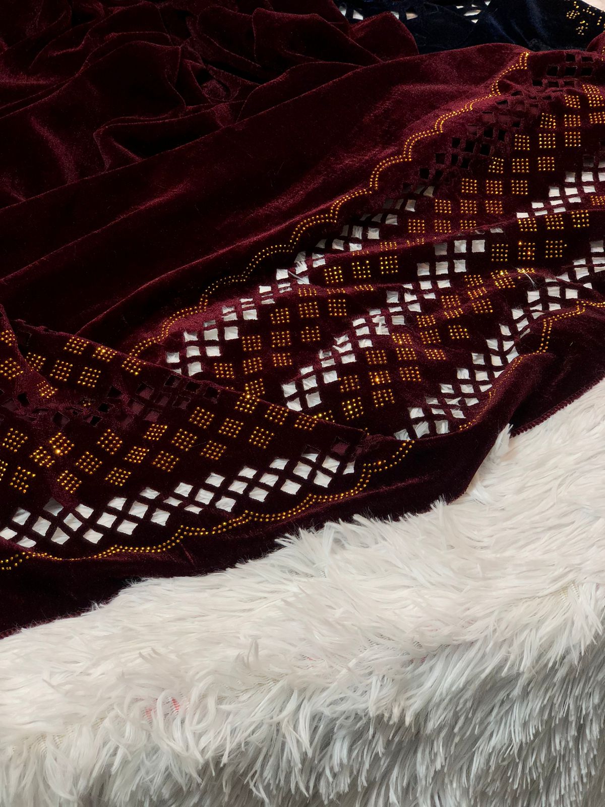 Women breeze velvet shawl