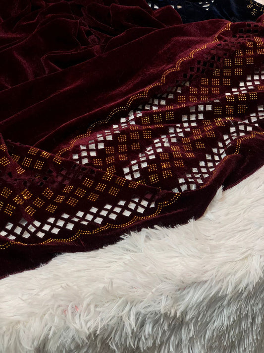 Women breeze velvet shawl