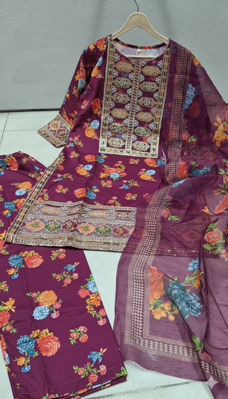 Winter soft silk 3pcs