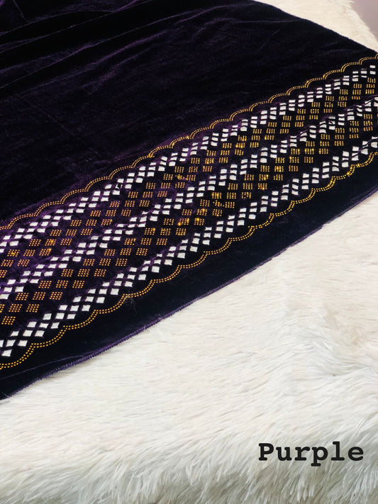 Women breeze velvet shawl