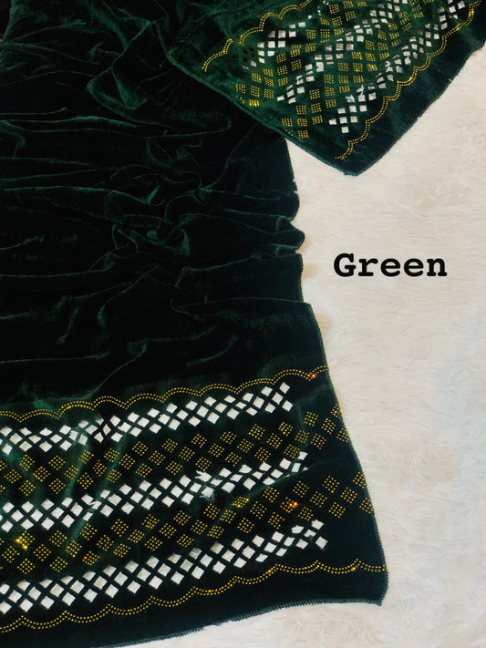 Women breeze velvet shawl